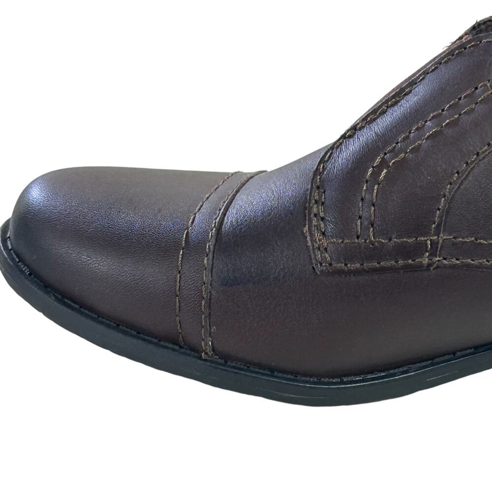 Earth Origins Shoes Women Size 8 Brown Navigate Nate Leather Workwear Slip On - Picture 9 of 12